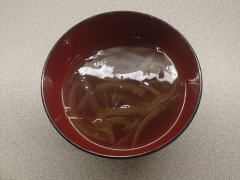 中華風オニオンスープ。